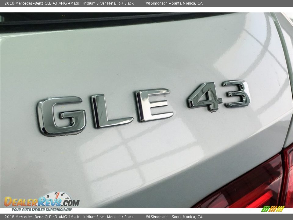 2018 Mercedes-Benz GLE 43 AMG 4Matic Iridium Silver Metallic / Black Photo #7