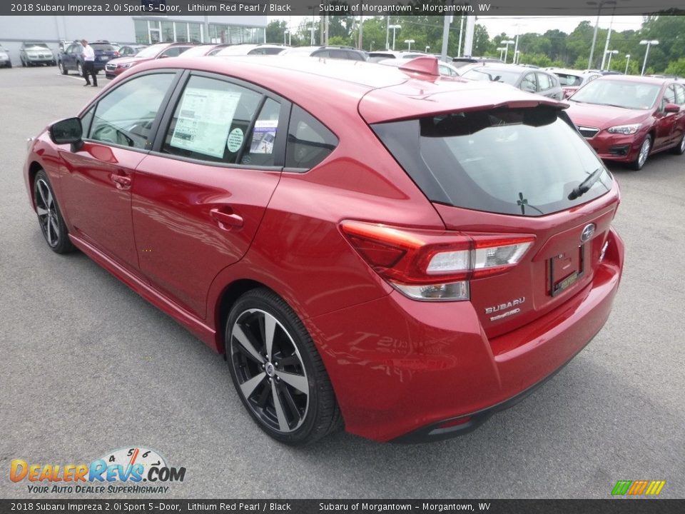 2018 Subaru Impreza 2.0i Sport 5-Door Lithium Red Pearl / Black Photo #6
