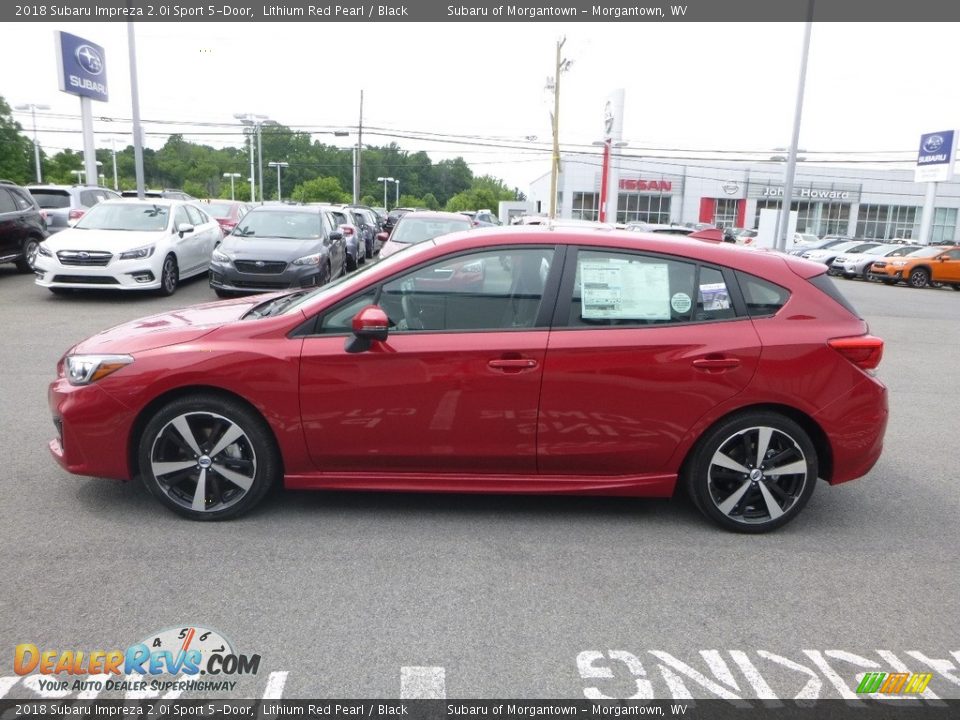 2018 Subaru Impreza 2.0i Sport 5-Door Lithium Red Pearl / Black Photo #7