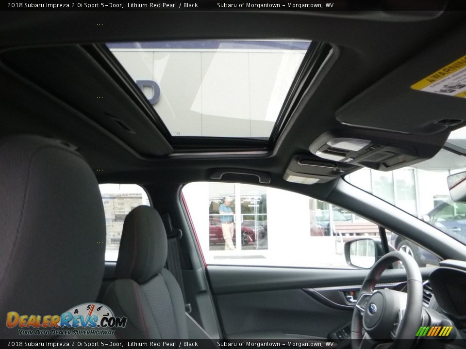 2018 Subaru Impreza 2.0i Sport 5-Door Lithium Red Pearl / Black Photo #12