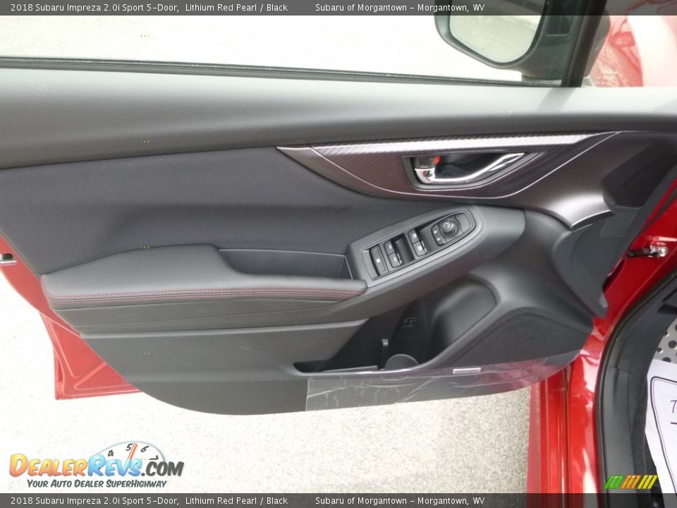 2018 Subaru Impreza 2.0i Sport 5-Door Lithium Red Pearl / Black Photo #13