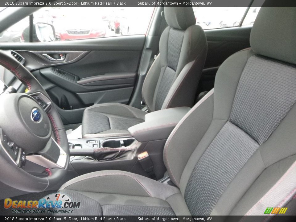 2018 Subaru Impreza 2.0i Sport 5-Door Lithium Red Pearl / Black Photo #14