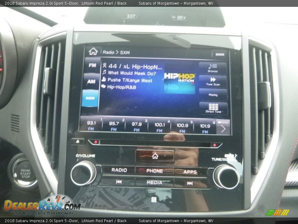 2018 Subaru Impreza 2.0i Sport 5-Door Lithium Red Pearl / Black Photo #16