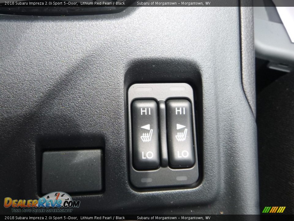 2018 Subaru Impreza 2.0i Sport 5-Door Lithium Red Pearl / Black Photo #18