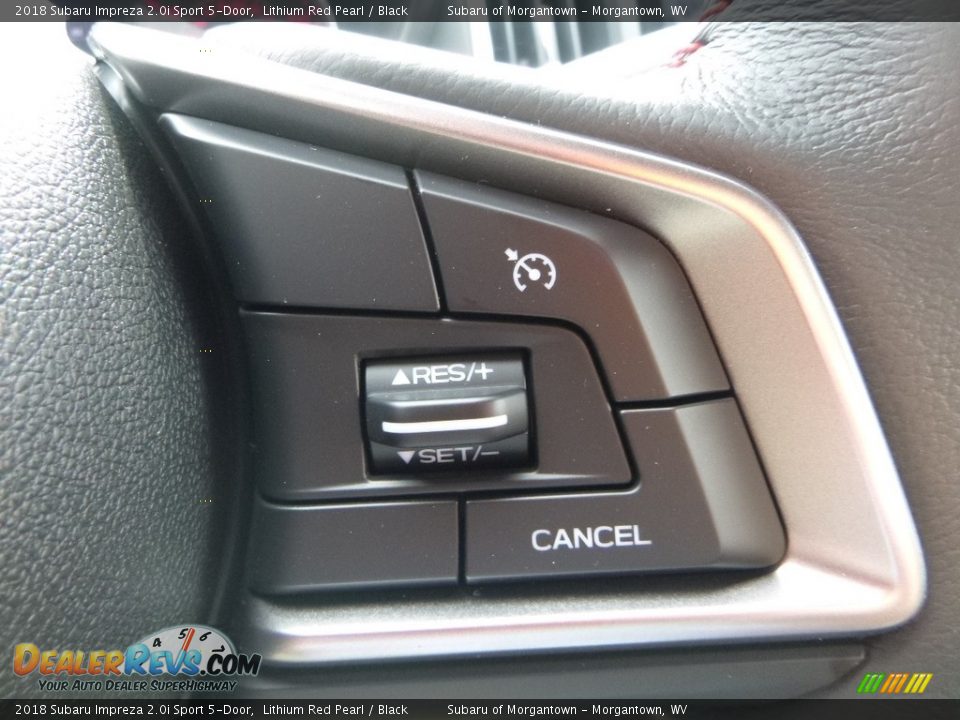 2018 Subaru Impreza 2.0i Sport 5-Door Lithium Red Pearl / Black Photo #19