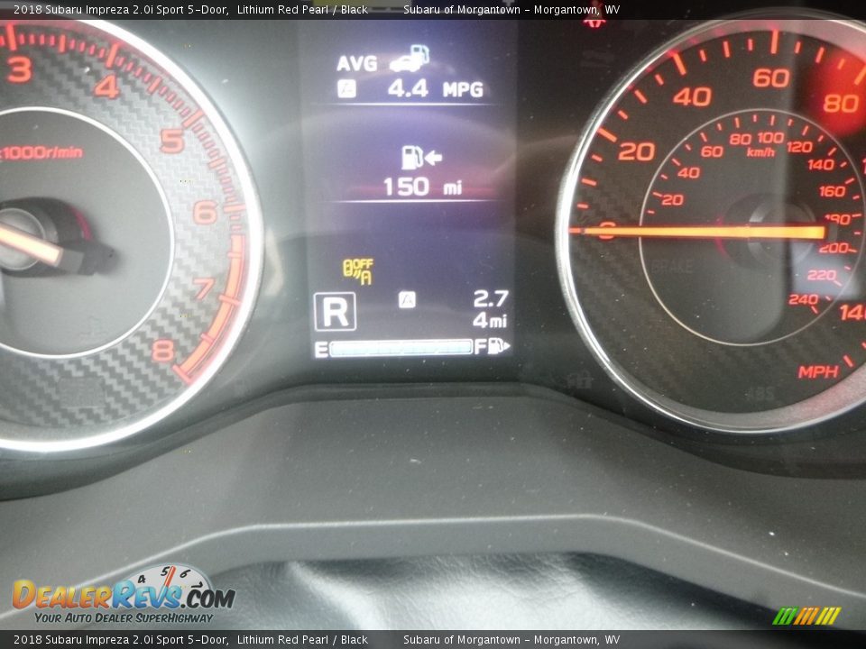 2018 Subaru Impreza 2.0i Sport 5-Door Lithium Red Pearl / Black Photo #21