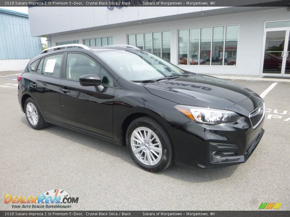 2018 Subaru Impreza 2.0i Premium 5-Door Crystal Black Silica / Black Photo #1