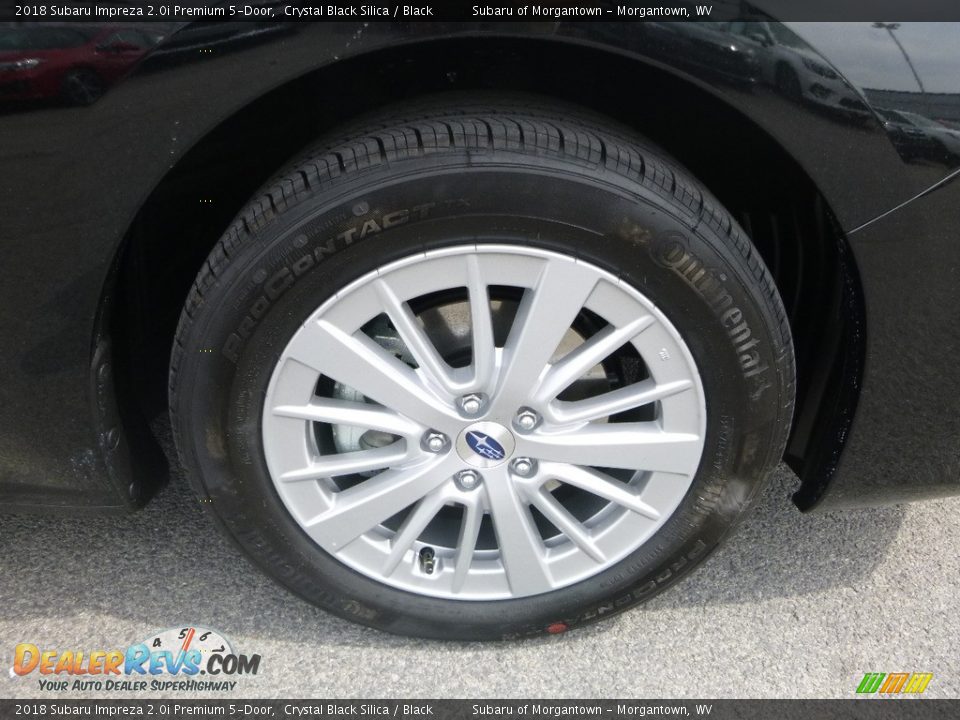 2018 Subaru Impreza 2.0i Premium 5-Door Crystal Black Silica / Black Photo #2