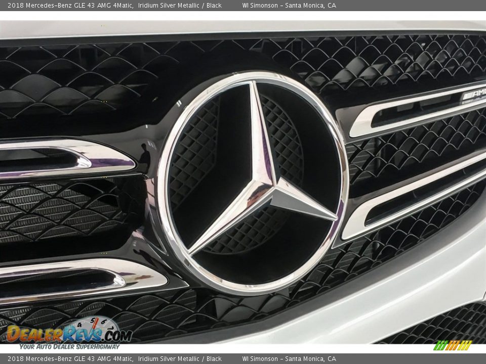 2018 Mercedes-Benz GLE 43 AMG 4Matic Iridium Silver Metallic / Black Photo #33