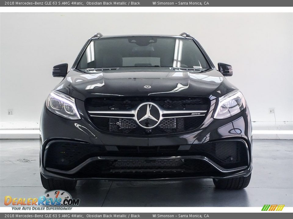2018 Mercedes-Benz GLE 63 S AMG 4Matic Obsidian Black Metallic / Black Photo #2