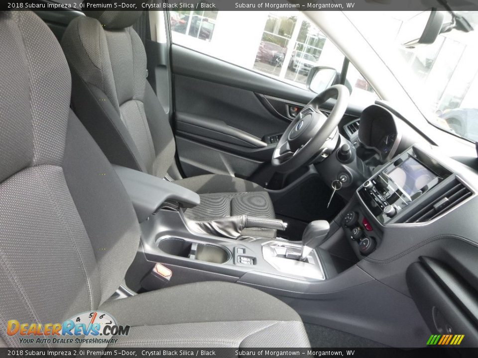 2018 Subaru Impreza 2.0i Premium 5-Door Crystal Black Silica / Black Photo #10
