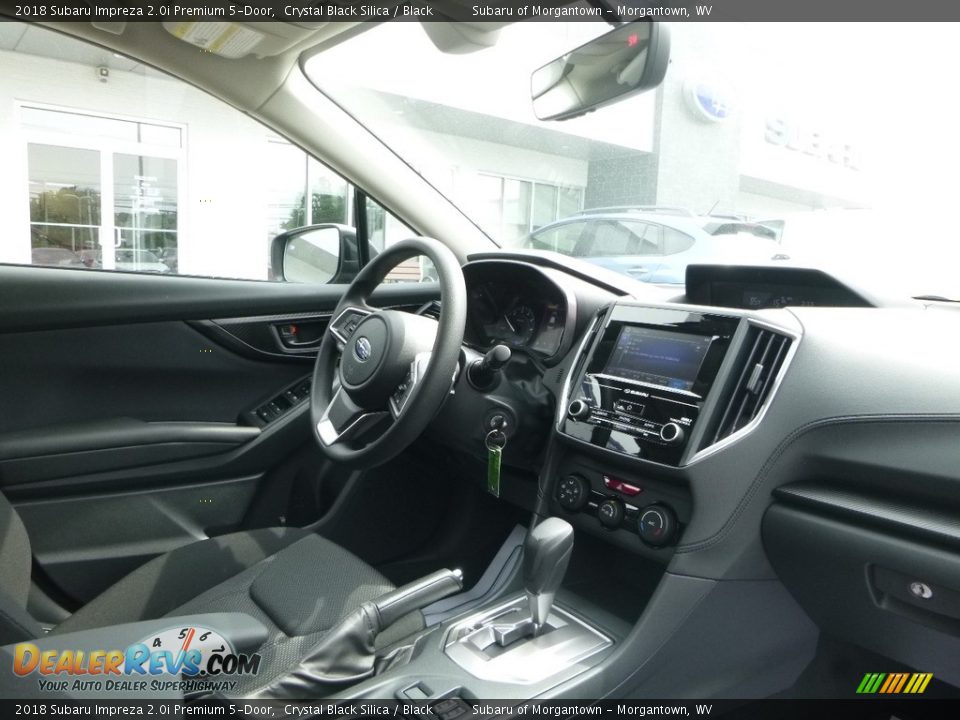 2018 Subaru Impreza 2.0i Premium 5-Door Crystal Black Silica / Black Photo #11