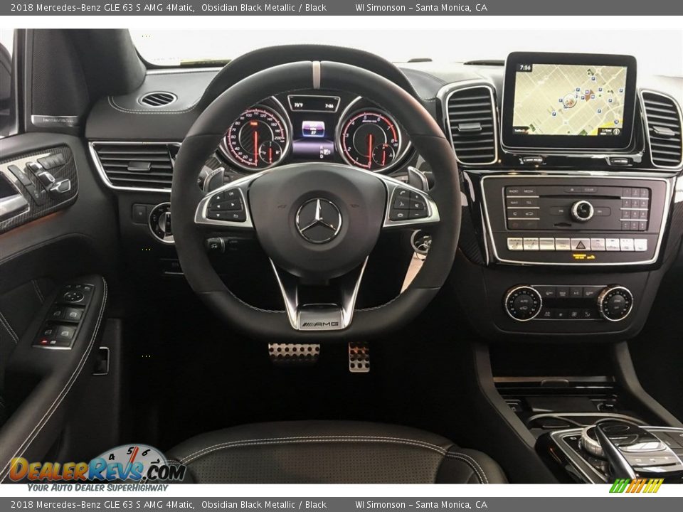 2018 Mercedes-Benz GLE 63 S AMG 4Matic Obsidian Black Metallic / Black Photo #4