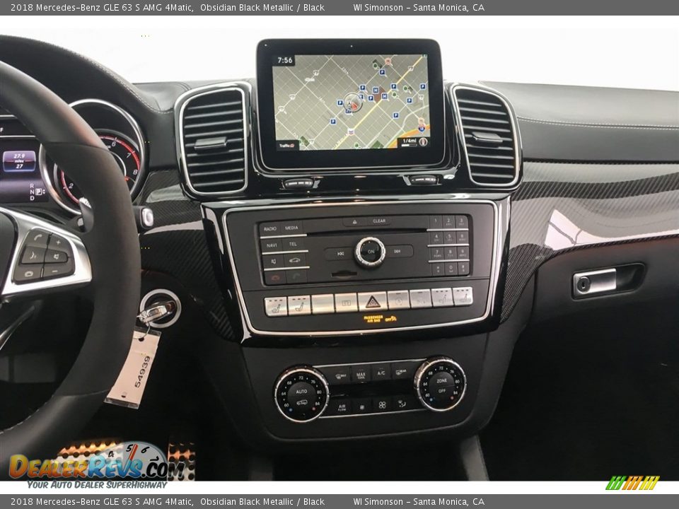 2018 Mercedes-Benz GLE 63 S AMG 4Matic Obsidian Black Metallic / Black Photo #5