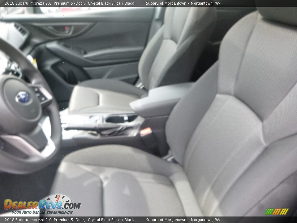 2018 Subaru Impreza 2.0i Premium 5-Door Crystal Black Silica / Black Photo #15