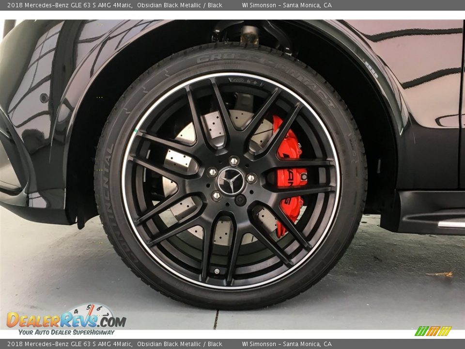 2018 Mercedes-Benz GLE 63 S AMG 4Matic Obsidian Black Metallic / Black Photo #8