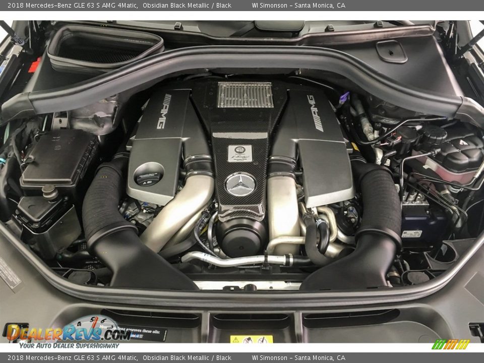2018 Mercedes-Benz GLE 63 S AMG 4Matic 5.5 Liter AMG DI biturbo DOHC 32-Valve VVT V8 Engine Photo #9