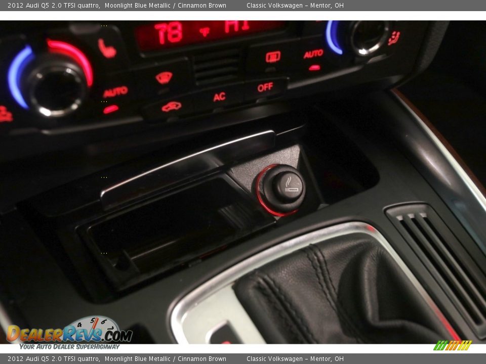 2012 Audi Q5 2.0 TFSI quattro Moonlight Blue Metallic / Cinnamon Brown Photo #13
