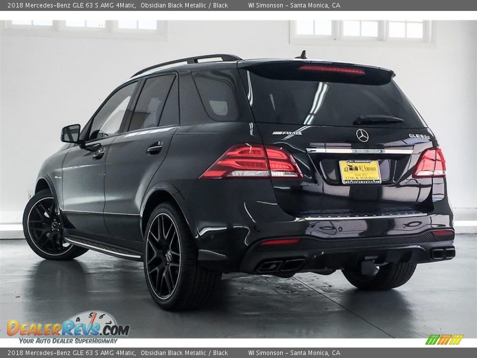 2018 Mercedes-Benz GLE 63 S AMG 4Matic Obsidian Black Metallic / Black Photo #10