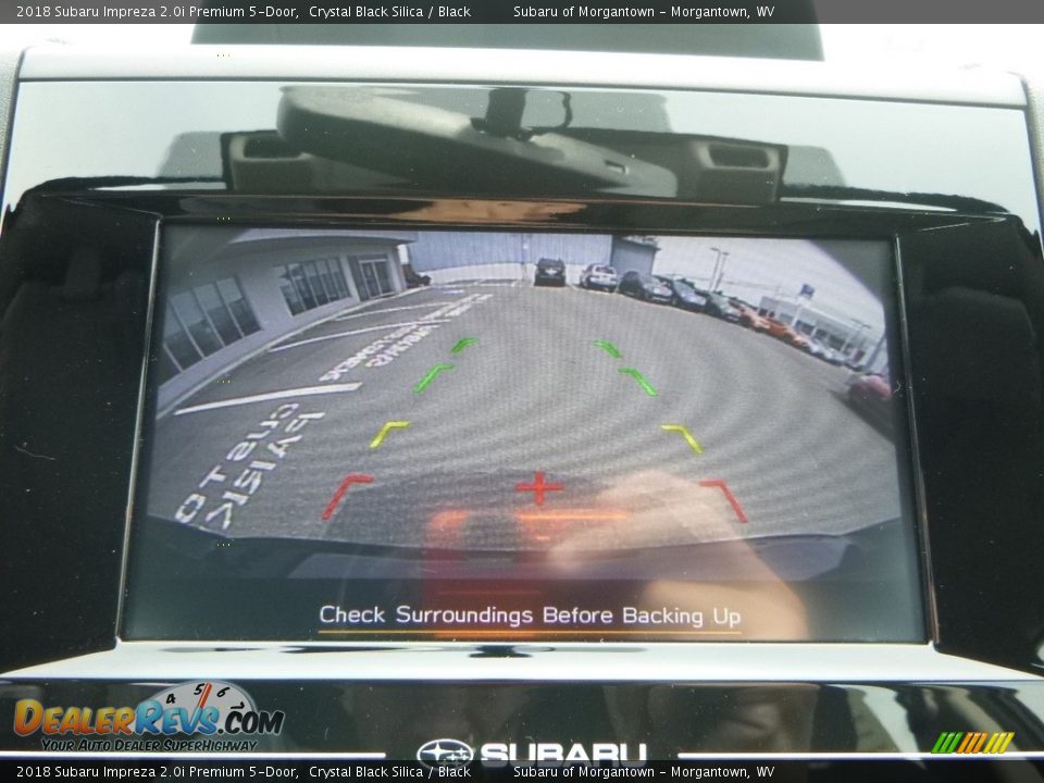 2018 Subaru Impreza 2.0i Premium 5-Door Crystal Black Silica / Black Photo #18