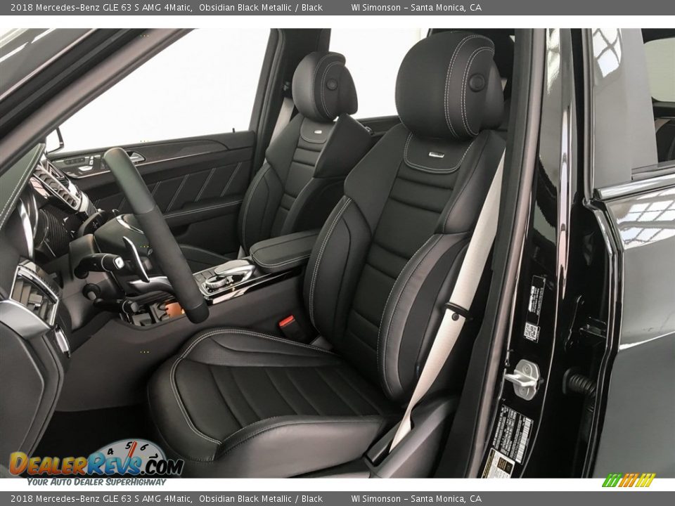 Front Seat of 2018 Mercedes-Benz GLE 63 S AMG 4Matic Photo #14