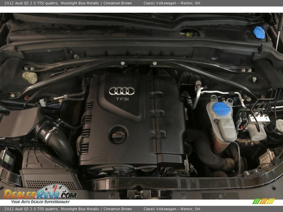 2012 Audi Q5 2.0 TFSI quattro Moonlight Blue Metallic / Cinnamon Brown Photo #20