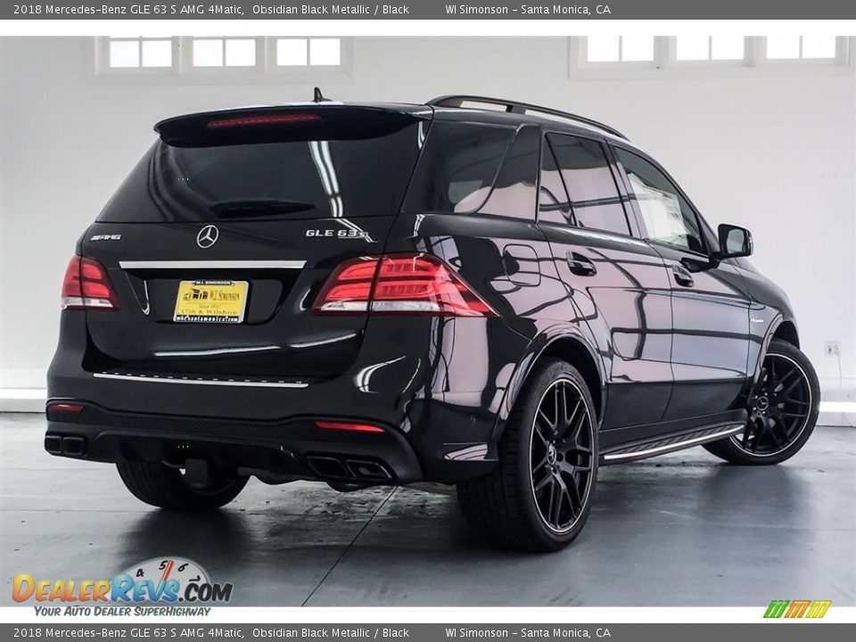 2018 Mercedes-Benz GLE 63 S AMG 4Matic Obsidian Black Metallic / Black Photo #16