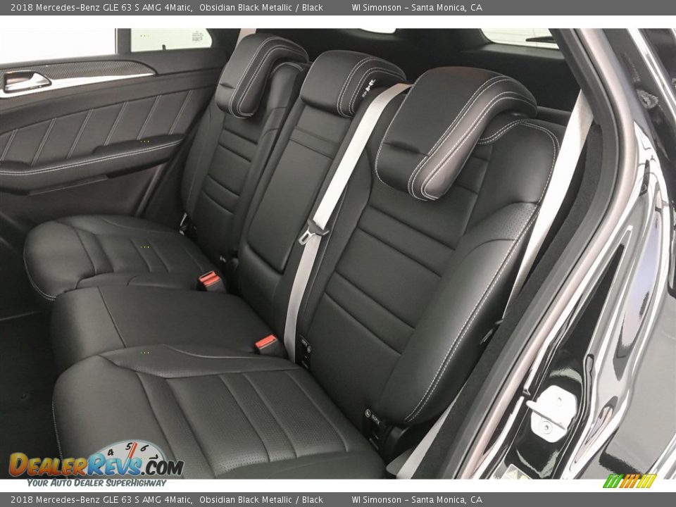 Rear Seat of 2018 Mercedes-Benz GLE 63 S AMG 4Matic Photo #17