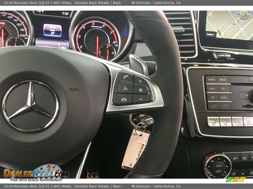 2018 Mercedes-Benz GLE 63 S AMG 4Matic Steering Wheel Photo #19