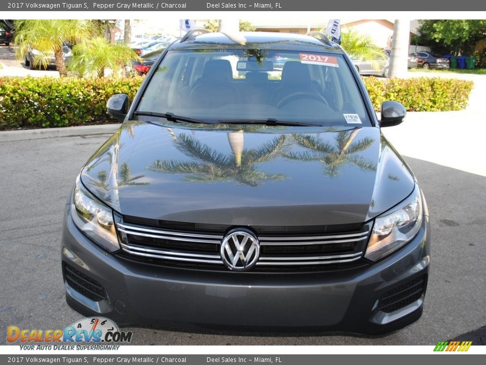 2017 Volkswagen Tiguan S Pepper Gray Metallic / Charcoal Photo #3