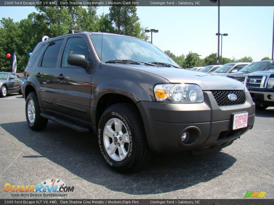 2006 Ford Escape XLT V6 4WD Dark Shadow Grey Metallic / Medium/Dark Flint Photo #1