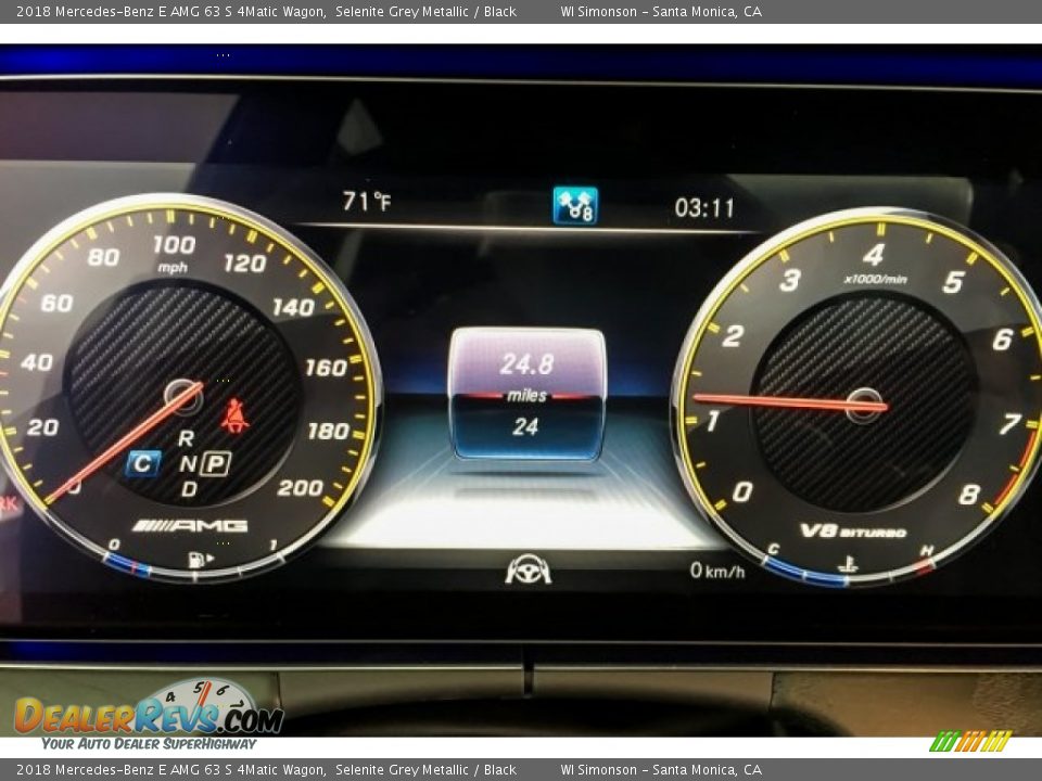 2018 Mercedes-Benz E AMG 63 S 4Matic Wagon Gauges Photo #34