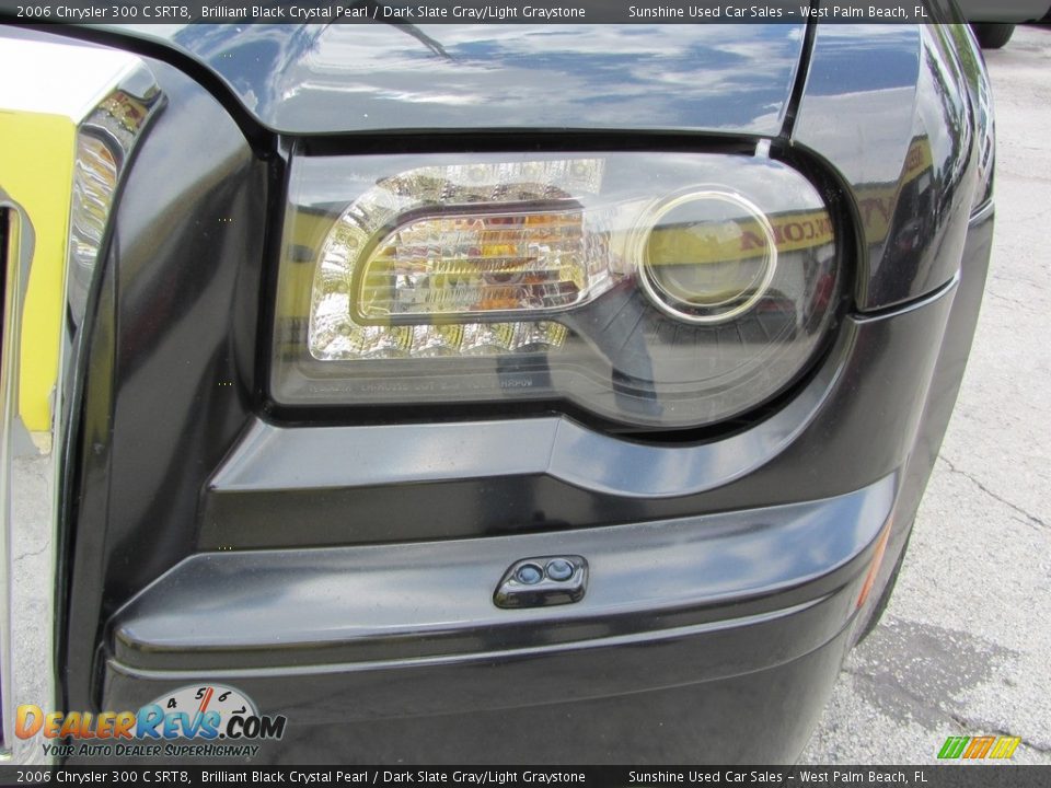 2006 Chrysler 300 C SRT8 Brilliant Black Crystal Pearl / Dark Slate Gray/Light Graystone Photo #19