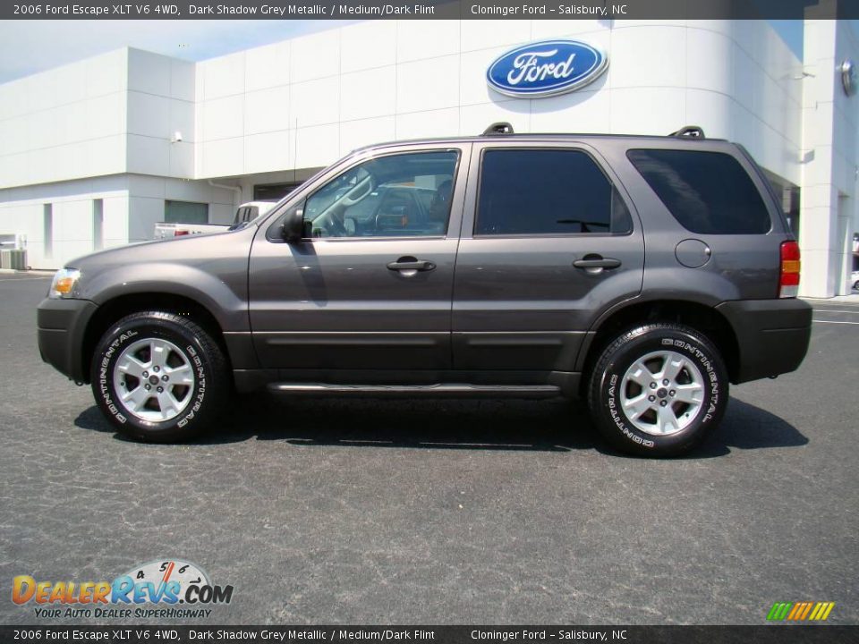 2006 Ford Escape XLT V6 4WD Dark Shadow Grey Metallic / Medium/Dark Flint Photo #5