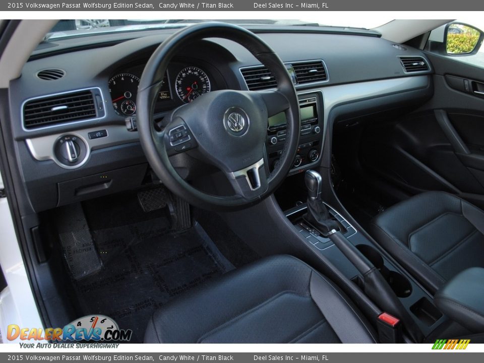 2015 Volkswagen Passat Wolfsburg Edition Sedan Candy White / Titan Black Photo #16