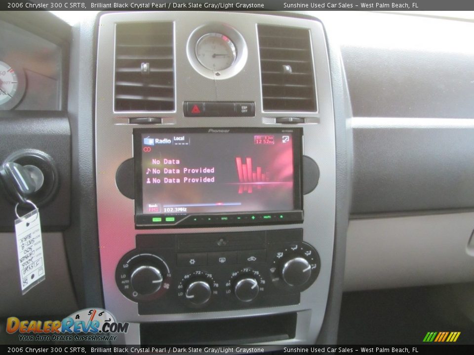 2006 Chrysler 300 C SRT8 Brilliant Black Crystal Pearl / Dark Slate Gray/Light Graystone Photo #26