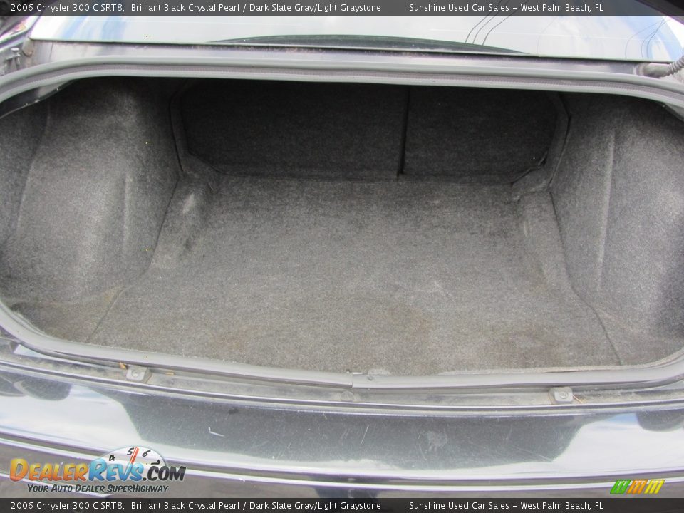 2006 Chrysler 300 C SRT8 Brilliant Black Crystal Pearl / Dark Slate Gray/Light Graystone Photo #27