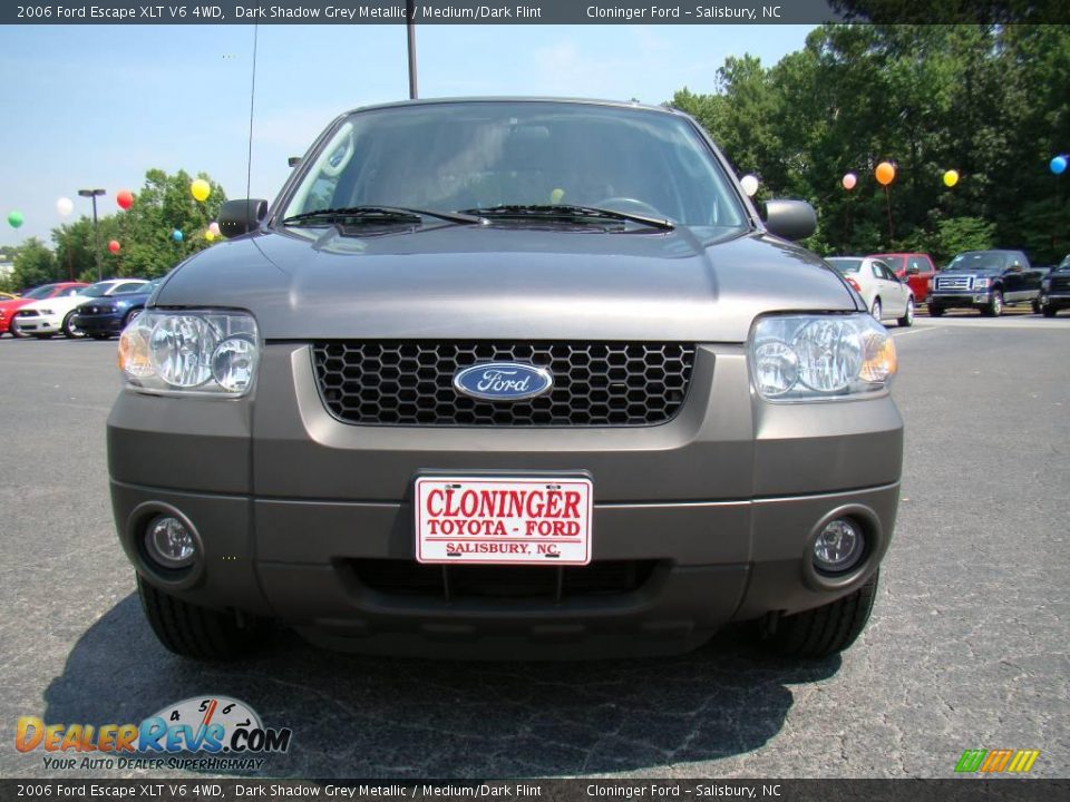 2006 Ford Escape XLT V6 4WD Dark Shadow Grey Metallic / Medium/Dark Flint Photo #7