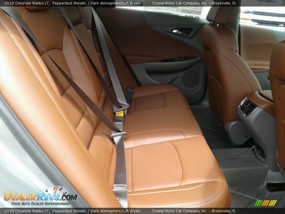 2018 Chevrolet Malibu LT Pepperdust Metallic / Dark Atmosphere/Loft Brown Photo #11