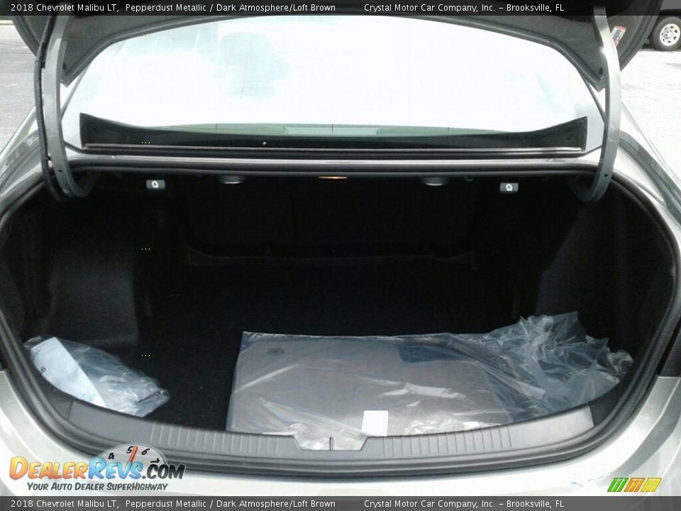 2018 Chevrolet Malibu LT Pepperdust Metallic / Dark Atmosphere/Loft Brown Photo #19