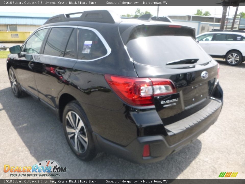 2018 Subaru Outback 2.5i Limited Crystal Black Silica / Black Photo #6