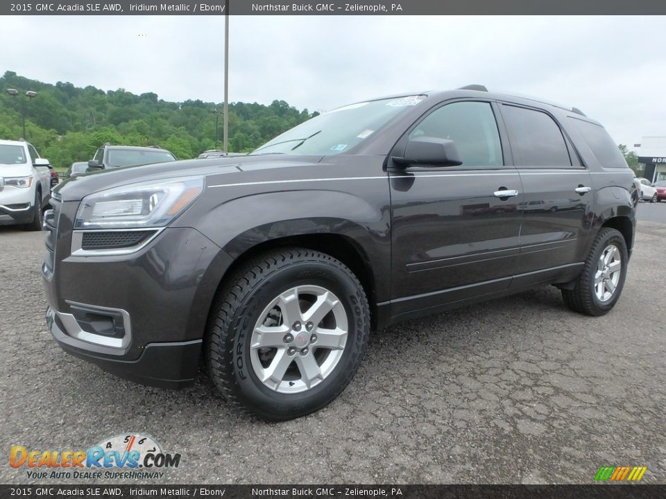 2015 GMC Acadia SLE AWD Iridium Metallic / Ebony Photo #1