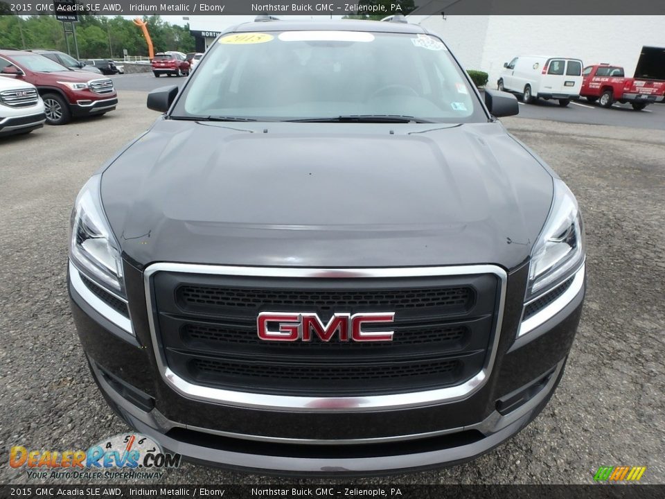 2015 GMC Acadia SLE AWD Iridium Metallic / Ebony Photo #2
