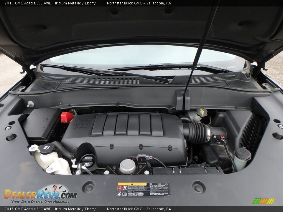 2015 GMC Acadia SLE AWD Iridium Metallic / Ebony Photo #3