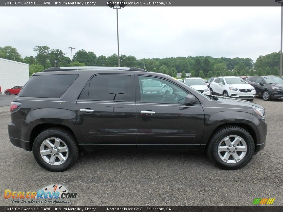 2015 GMC Acadia SLE AWD Iridium Metallic / Ebony Photo #5