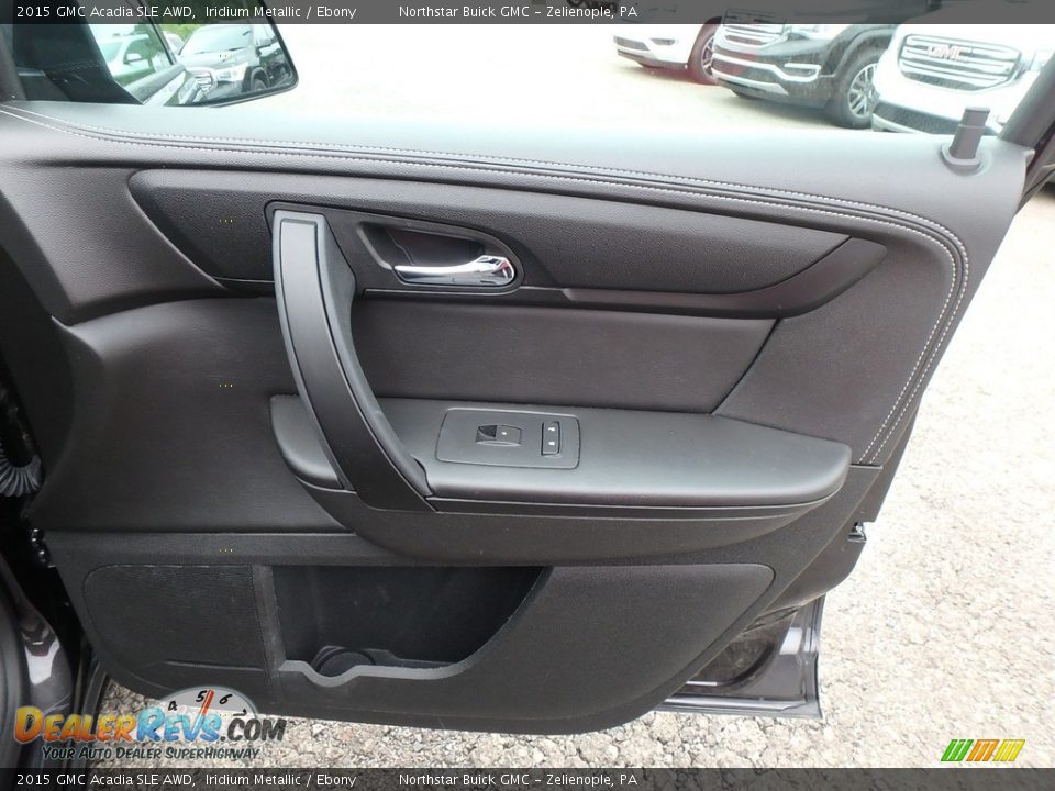 2015 GMC Acadia SLE AWD Iridium Metallic / Ebony Photo #7