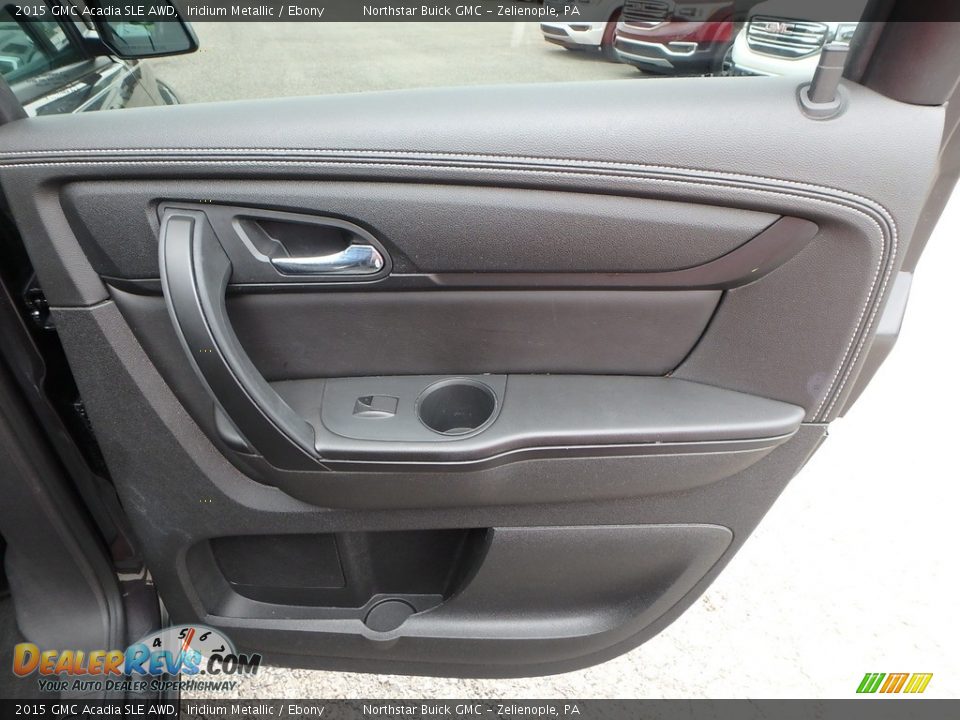 2015 GMC Acadia SLE AWD Iridium Metallic / Ebony Photo #8
