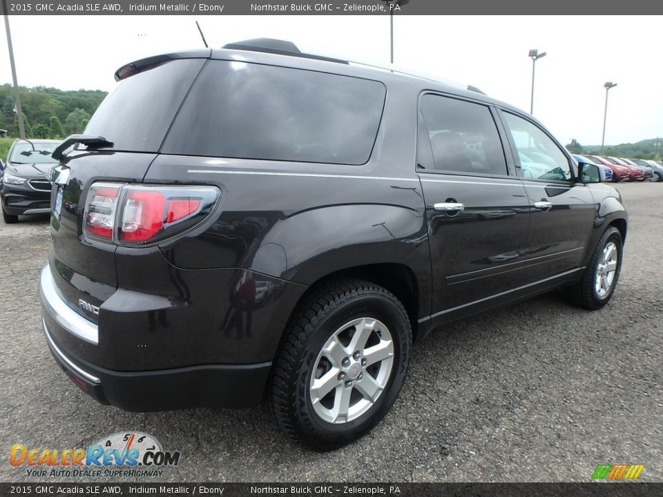 2015 GMC Acadia SLE AWD Iridium Metallic / Ebony Photo #9