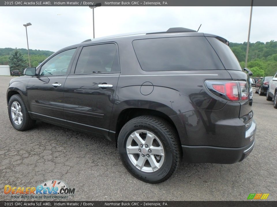 2015 GMC Acadia SLE AWD Iridium Metallic / Ebony Photo #13