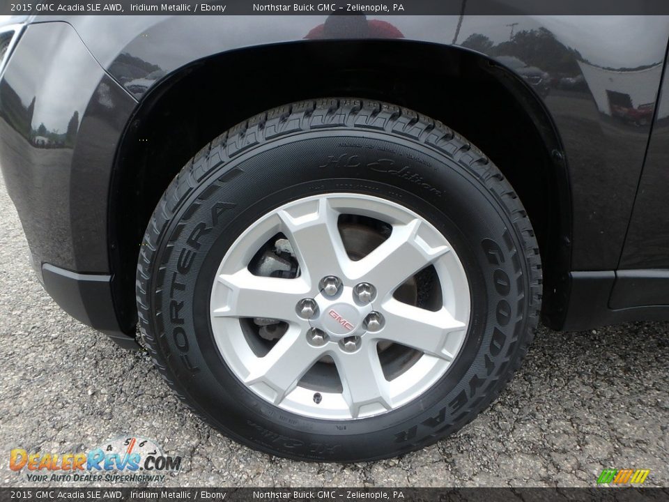 2015 GMC Acadia SLE AWD Iridium Metallic / Ebony Photo #15